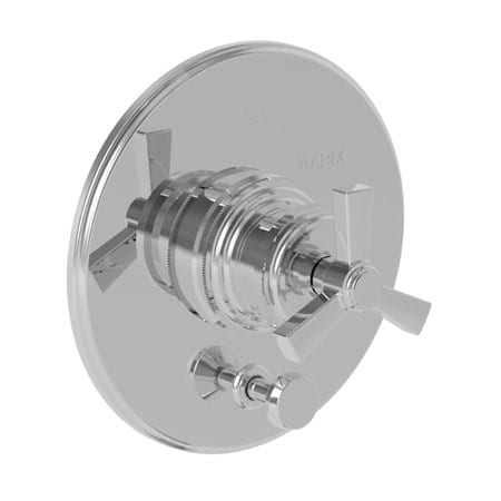 Newport Brass Balanced Tub & Shower Diverter Plate With Handle in Satin Nickel (Pvd) 5-1602BP-15S